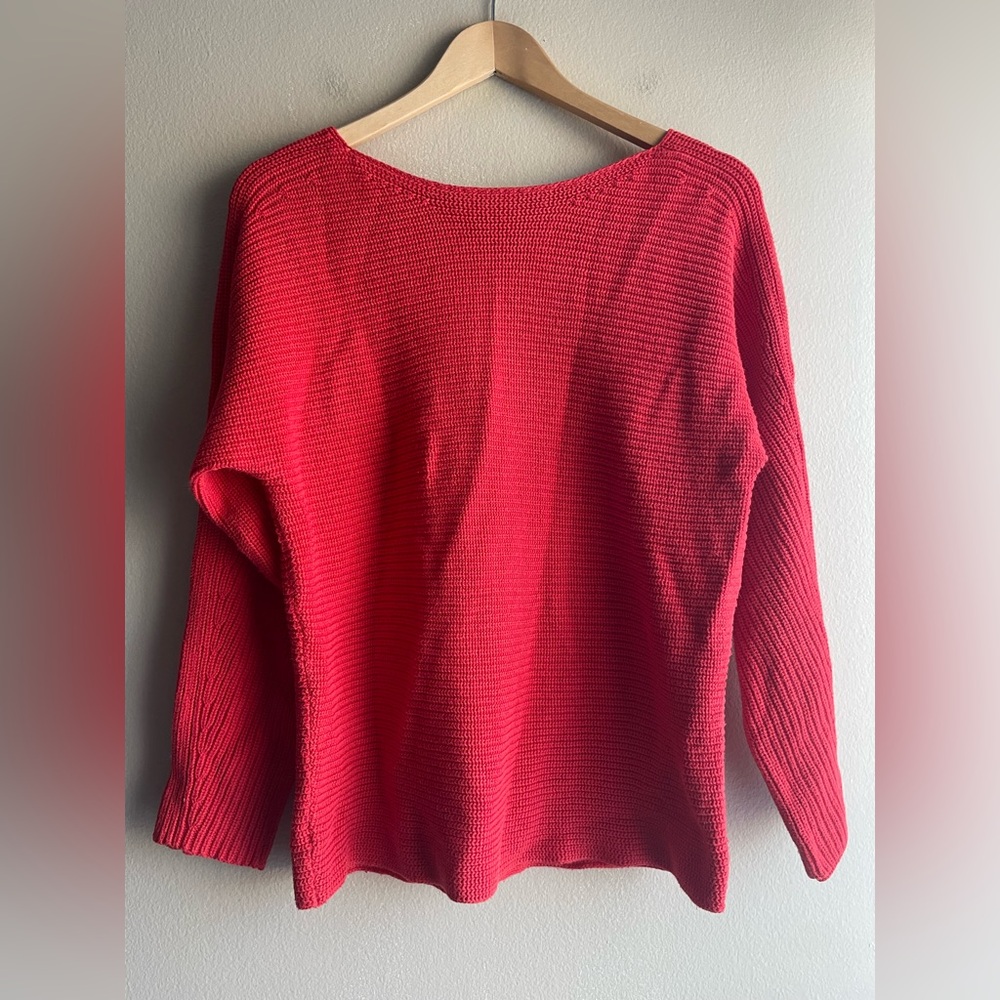 Ann Taylor Loft Women Orange Red Sweater Size Small